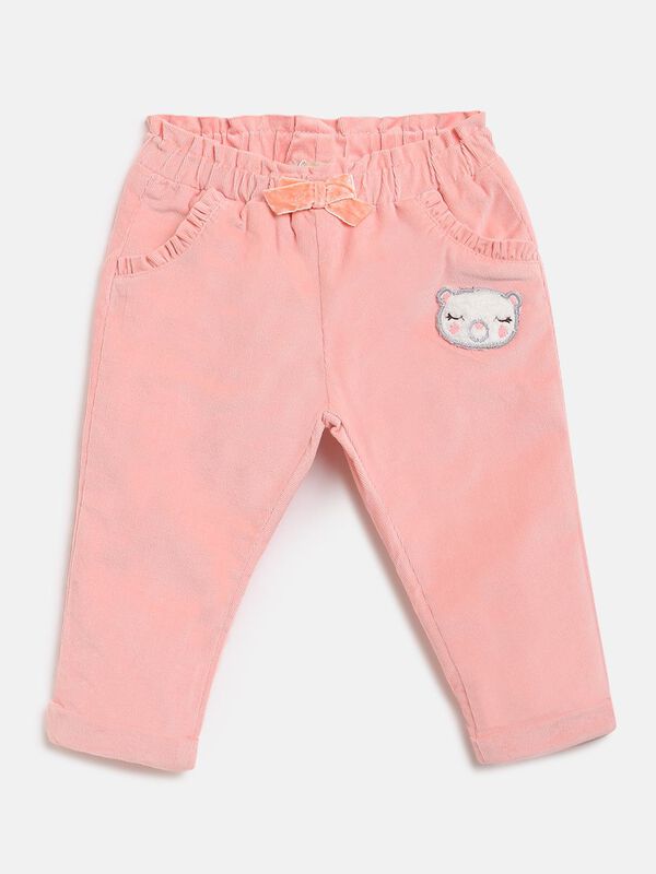 Corduroy Trousers -Pink image number 0